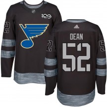 Youth St. Louis Blues Zach Dean Black 1917-2017 100th Anniversary Jersey - Authentic