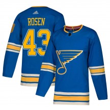 Men's Adidas St. Louis Blues Calle Rosen Blue Alternate Jersey - Authentic