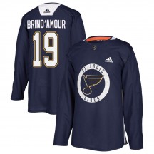 Youth Adidas St. Louis Blues Rod Brind'amour Blue Rod Brind'Amour Practice Jersey - Authentic