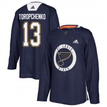 Youth Adidas St. Louis Blues Alexey Toropchenko Blue Practice Jersey - Authentic