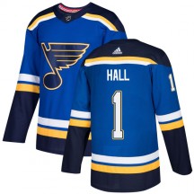 Youth Adidas St. Louis Blues Glenn Hall Blue Home Jersey - Authentic