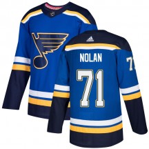 Youth Adidas St. Louis Blues Jordan Nolan Blue Home Jersey - Authentic