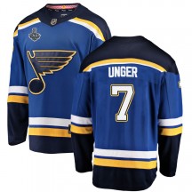 Youth Fanatics Branded St. Louis Blues Garry Unger Blue Home 2019 Stanley Cup Final Bound Jersey - Breakaway