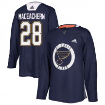 Men's Adidas St. Louis Blues MacKenzie MacEachern Blue Mackenzie MacEachern Practice Jersey - Authentic
