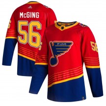 Youth Adidas St. Louis Blues Hugh McGing Red 2020/21 Reverse Retro Jersey - Authentic