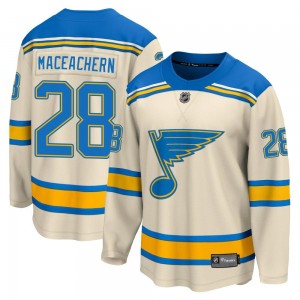 Men's Fanatics Branded St. Louis Blues MacKenzie MacEachern Cream Mackenzie MacEachern 2022 Winter Classic Jersey - Breakaway