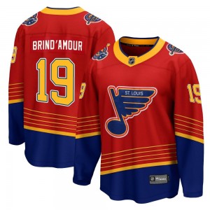 Men's Fanatics Branded St. Louis Blues Rod Brind'amour Red Rod Brind'Amour 2020/21 Special Edition Jersey - Breakaway