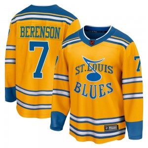 Men's Fanatics Branded St. Louis Blues Red Berenson Yellow Special Edition 2.0 Jersey - Breakaway