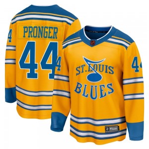 Men's Fanatics Branded St. Louis Blues Chris Pronger Yellow Special Edition 2.0 Jersey - Breakaway