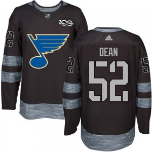 Youth St. Louis Blues Zach Dean Black 1917-2017 100th Anniversary Jersey - Authentic
