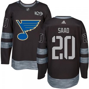 Youth St. Louis Blues Brandon Saad Black 1917-2017 100th Anniversary Jersey - Authentic