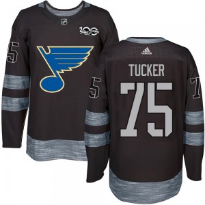 Youth St. Louis Blues Tyler Tucker Black 1917-2017 100th Anniversary Jersey - Authentic
