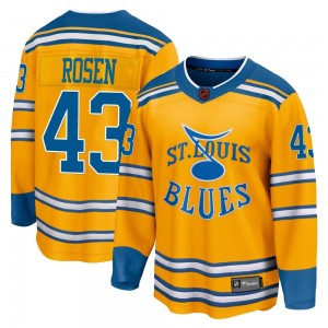 Youth Fanatics Branded St. Louis Blues Calle Rosen Yellow Special Edition 2.0 Jersey - Breakaway