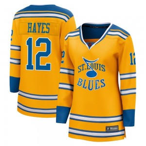 Women's Fanatics Branded St. Louis Blues Kevin Hayes Yellow Special Edition 2.0 Jersey - Breakaway