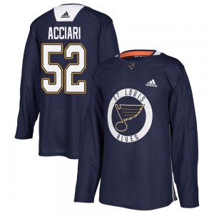 Youth Adidas St. Louis Blues Noel Acciari Blue Practice Jersey - Authentic