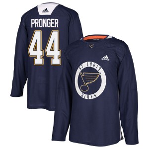 Youth Adidas St. Louis Blues Chris Pronger Blue Practice Jersey - Authentic