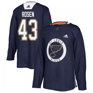Youth Adidas St. Louis Blues Calle Rosen Blue Practice Jersey - Authentic