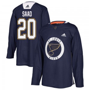 Youth Adidas St. Louis Blues Brandon Saad Blue Practice Jersey - Authentic