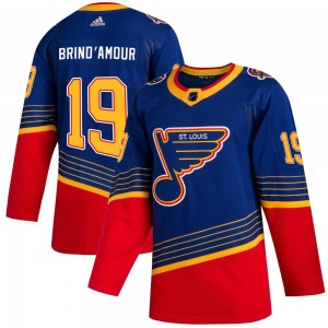 Youth Adidas St. Louis Blues Rod Brind'amour Blue Rod Brind'Amour 2019/20 Jersey - Authentic