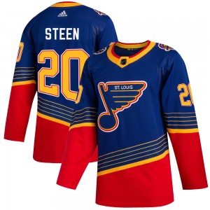 Youth Adidas St. Louis Blues Alexander Steen Blue 2019/20 Jersey - Authentic