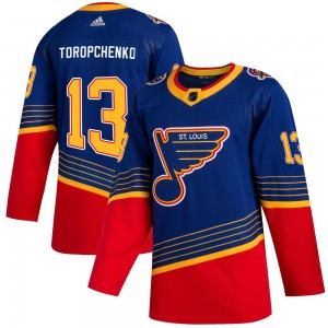 Youth Adidas St. Louis Blues Alexey Toropchenko Blue 2019/20 Jersey - Authentic