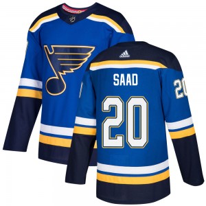 Men's Adidas St. Louis Blues Brandon Saad Blue Home Jersey - Authentic