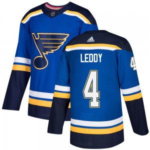 Youth Adidas St. Louis Blues Nick Leddy Blue Home Jersey - Authentic