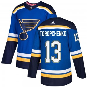 Youth Adidas St. Louis Blues Alexey Toropchenko Blue Home Jersey - Authentic