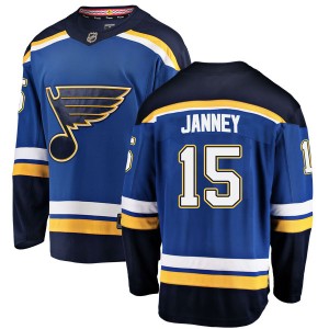 Men's Fanatics Branded St. Louis Blues Craig Janney Blue Home Jersey - Breakaway