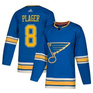 Youth Adidas St. Louis Blues Barclay Plager Blue Alternate Jersey - Authentic
