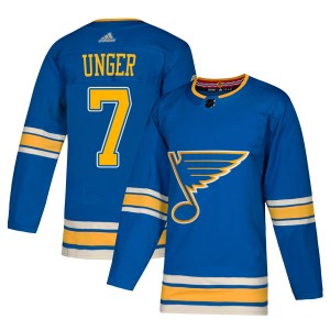 Youth Adidas St. Louis Blues Garry Unger Blue Alternate Jersey - Authentic