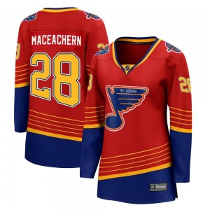 Women's Fanatics Branded St. Louis Blues MacKenzie MacEachern Red Mackenzie MacEachern 2020/21 Special Edition Jersey - Breakawa