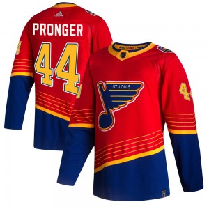 Youth Adidas St. Louis Blues Chris Pronger Red 2020/21 Reverse Retro Jersey - Authentic