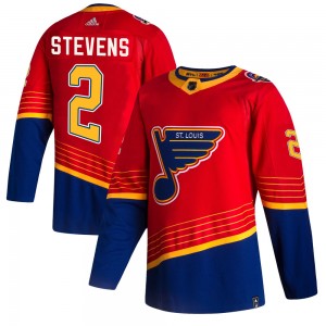 Youth Adidas St. Louis Blues Scott Stevens Red 2020/21 Reverse Retro Jersey - Authentic