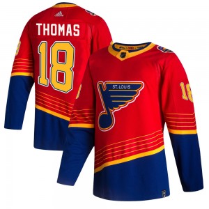 Youth Adidas St. Louis Blues Robert Thomas Red 2020/21 Reverse Retro Jersey - Authentic