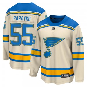 Maillot de joueur échappé bleu de marque Colton Parayko Fanatics des St.  Louis Blues pour femmes