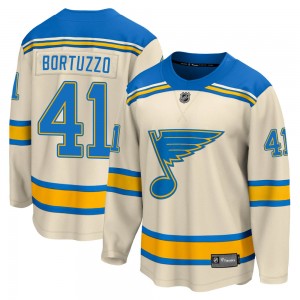 Youth Fanatics Branded St. Louis Blues Robert Bortuzzo Cream 2022 Winter Classic Jersey - Breakaway
