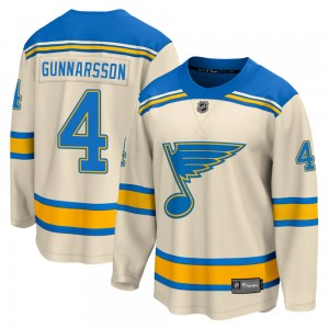 Youth Fanatics Branded St. Louis Blues Carl Gunnarsson Cream 2022 Winter Classic Jersey - Breakaway