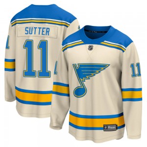 Youth Fanatics Branded St. Louis Blues Brian Sutter Cream 2022 Winter Classic Jersey - Breakaway