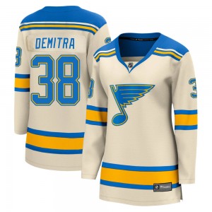 Women's Fanatics Branded St. Louis Blues Pavol Demitra Cream 2022 Winter Classic Jersey - Breakaway