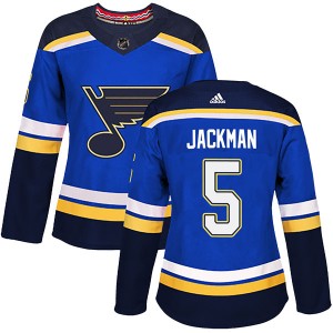 Women's Adidas St. Louis Blues Barret Jackman Blue Home Jersey - Authentic