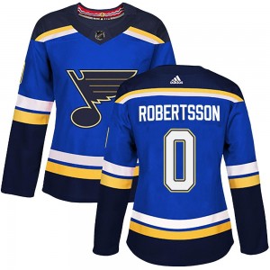 Women's Adidas St. Louis Blues Simon Robertsson Blue Home Jersey - Authentic