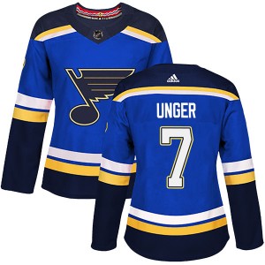 Women's Adidas St. Louis Blues Garry Unger Blue Home Jersey - Authentic