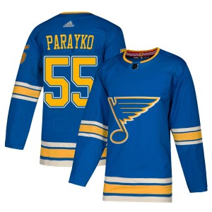 Men's Adidas St. Louis Blues Colton Parayko Blue Alternate Jersey - Authentic