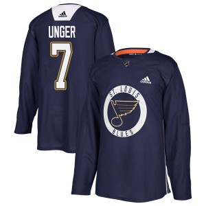 Youth Adidas St. Louis Blues Garry Unger Blue Practice Jersey - Authentic