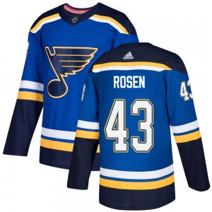 Men's Adidas St. Louis Blues Calle Rosen Blue Home Jersey - Authentic