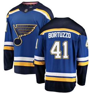 Youth Fanatics Branded St. Louis Blues Robert Bortuzzo Blue Home Jersey - Breakaway