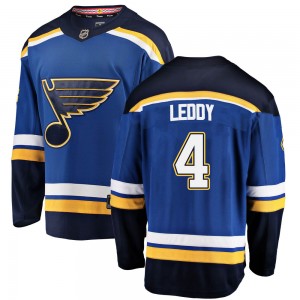 Men's Fanatics Branded St. Louis Blues Nick Leddy Blue Home Jersey - Breakaway