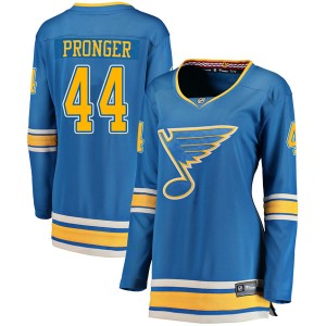Chris Pronger St. Louis Blues Adidas Authentic Home NHL Vintage Hockey –