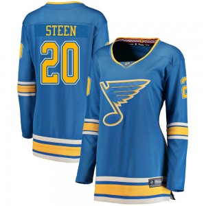 Women's Fanatics Branded St. Louis Blues Alexander Steen Blue Alternate Jersey - Breakaway
